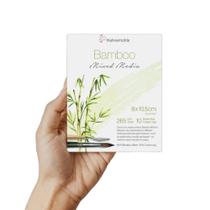 Mini Bloco Papel Line Bamboo Hahnemühle 265g C/10 Fls 97085