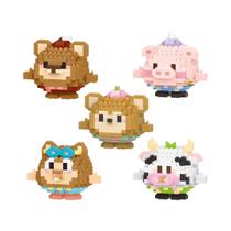 Mini Blocos de Construção 3D - Modelo de Diamante de Animal - Brinquedo DIY para Crianças