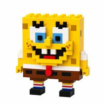 Mini Blocos de Montar Bob Esponj Pixelado Colecionável - 202 Mini Blocos de Montar Bob Esponj Pixelado Colecionável - 202