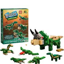 Mini Blocos de Montar Dinossauros Infantil 5 Modelos Sortidos Envio Aleatório Conforme Estoque 3 Anos Mini Blocos de Montar Dinossauros Infantil 5 Modelos Sortidos Envio Aleatório Conforme Estoque 3 Anos