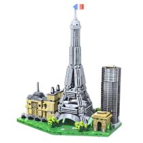 Mini Blocos De Montar Grandes Cidades França - 584 Peças