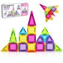 Mini Blocos De Montar Magnéticos Brinquedo 38 Peças Brastoy Brinquedo Educativo E Interativo