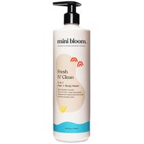 Mini Bloom Shampoo e Sabonete Líquido 2 em 1 para Cabelo e Corpo, Sem Sulfato, 500 ml