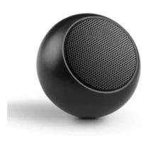 Mini Bluetooth Caixinha De Som 3w Metal - Bolinha Preta