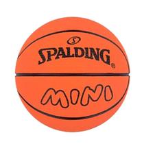 Mini Bola Basquete Spalding Laranja Preto TAMANHO:UN