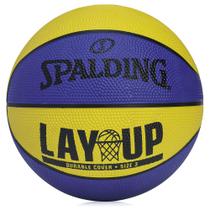 Mini Bola de Basquete Spalding Lay Up Tam 3 Amarela e Preta Mini Bola de Basquete Spalding Lay Up Tam 3 Amarela e Preta