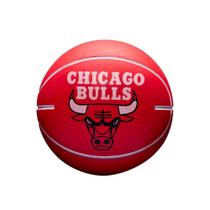 Mini Bola de Basquete Wilson Chicago Bulls Dribbler Vermelho Mini Bola de Basquete Wilson Chicago Bulls Dribbler Vermelho