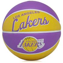 Mini Bola De Basquete Wilson Tam 3 Nba Team Retro La Lakers Mini Bola De Basquete Wilson Tam 3 Nba Team Retro La Lakers