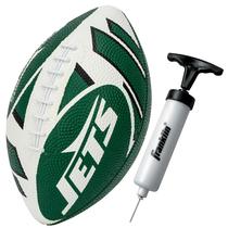 Mini Bola de Futebol Americano Franklin Sports NFL New York Jets - 8,5"