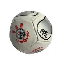 Mini Bola De Futebol De Couro Do Time Corinthians 14Cm - Nº2