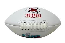 Mini Bola de Futebol de Couro Rawlings NFL Chiefs 10 cm