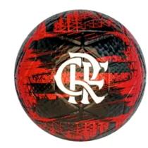 Mini bola de futebol pvc / pu vermelha/preta flamengo