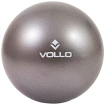Mini Bola Overball para Pilates e Yoga Vollo 25cm Cinza