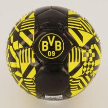 Mini Bola Puma Borussia Dortmund FTBL Culture UBD Preta e Amarela