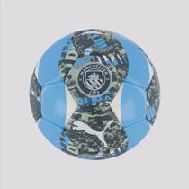 Mini Bola Puma Manchester City Prematch Azul e Preta