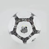 Mini Bola Umbro Santos Preta e Branca