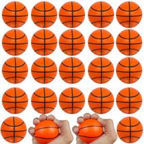 Mini Bolas de Basquete de Espuma AnapoliZ Pacote com 24 Unidades de 6 cm Bolinhas Antiestresse Mini Bolas de Basquete de Espuma AnapoliZ Pacote com 24 Unidades de 6 cm Bolinhas Antiestresse