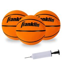 Mini bolas de basquete Franklin Sports de 5 polegadas com bomba Kids 6+