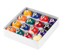 Mini Bolas De Sinuca Bilhar Snooker 25mm Mesa Infantil Mini Bolas De Sinuca Bilhar Snooker 25mm Mesa Infantil
