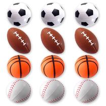 Mini bolas esportivas AnaPoliz para crianças, lembrancinhas de festa (pacote com 12) Mini bolas esportivas AnaPoliz para crianças, lembrancinhas de festa (pacote com 12)