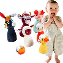 Mini Boliche Infantil Fazendinha Pelucia Ignace Brinquedo 83159