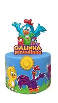 Mini bolo fake galinha pintadinha