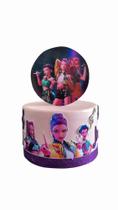 Mini bolo fake guerreiras do k pop