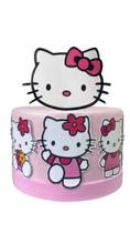 Mini bolo fake hello kitty rosa