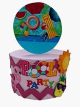 Mini bolo fake pool party