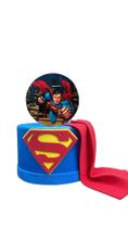 Mini bolo fake super homem Mini bolo fake super homem