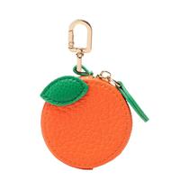 Mini Bolsa De Moedas Em Couro PU Em Formato De Cereja Vermelha, Chaveiro Fofo, Pingente De Bolsa