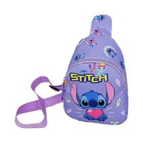 Mini Bolsa de Peito Disney Stitch - Kawaii para Crianças