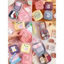 Mini Bolsa higiênica Impermeável Portátil Multifuncional Para Mulheres De almofada Sanitária