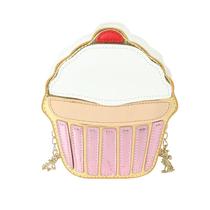 Mini Bolsa Infantil Colorida Acessório Moda Blogueirinha de Cupcake e Sorvete