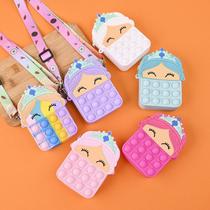 Mini Bolsa Infantil Tiracolo Colorida Silicone