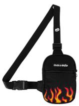 Mini Bolsa Lateral Shoulder Bag Masculina Pega a Visão Fogo Granada Mini Bolsa Lateral Shoulder Bag Masculina Pega a Visão Fogo Granada