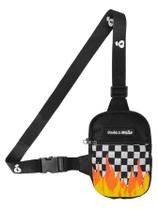 Mini Bolsa Lateral Shoulder Bag Masculina Pega a Visão Fogo Xadrez Money Mini Bolsa Lateral Shoulder Bag Masculina Pega a Visão Fogo Xadrez Money