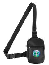 Mini Bolsa Lateral Shoulder Bag Masculina Pega Visão Estampa 2 ET