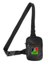 Mini Bolsa Lateral Shoulder Bag Masculina Pega Visão Estampa Baki