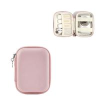 Mini Bolsa Organizadora Com Zíper Para Fones De Ouvido, Cabos, Carregadores Portáteis, Gadgets