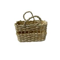 Mini Bolsa Palha De Milho Pequena 7x5x10 Lembrancinha Mini Bolsa Palha De Milho Pequena 7x5x10 Lembrancinha