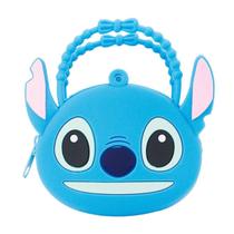 Mini Bolsa Porta Objetos Stitch Silicone 8.5x10cm - Disney