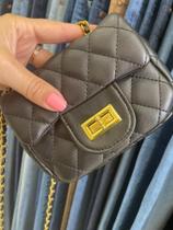 Mini bolsa Preta