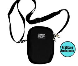 Mini Bolsa Shoulder Bag Tiracolo Pequena Pochete Necessaire Feminina Masculina Com Alça Transversal - CasetalBag