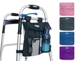 Mini-bolsa Walker Side Top Glides Universal de 5 bolsos preta