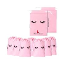 Mini Bolsas Cosméticas Para Cílios 50un. Organizador Plástico Para Pós-Cuidado De Cílios, Joias E