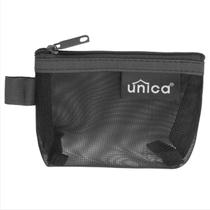 Mini Bolsinha Tela Com Zíper Porta Treco E Moedas