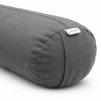 Mini Bolster Cinza 38x14cm P/ Exercícios Zenai Mini Bolster Cinza 38x14cm P/ Exercícios Zenai