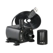 Mini Bomba De Água Sem Escovas Ultra Silenciosa USB DC5V 4.8W Submersível À Prova d'Água 300L/H