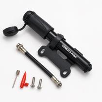 Mini Bomba de Ar Bike 100 PSI Portátil Presta Schrader Bola Boia Cor:Preto Mini Bomba de Ar Bike 100 PSI Portátil Presta Schrader Bola Boia Cor:Preto
